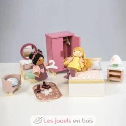 Mobilier chambre pour maison de poupées - Tender Leaf Toys