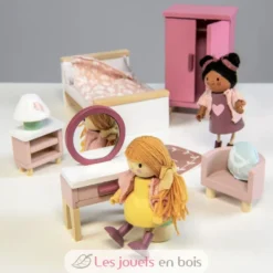 Mobilier chambre pour maison de poupées - Tender Leaf Toys