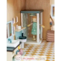 Mobilier salle de bain pour maison de poupées - Tender Leaf Toys