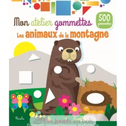 Mon atelier gommettes Les animaux de la montagne - Piccolia