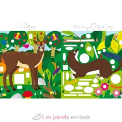 Mon atelier gommettes Les animaux de la montagne - Piccolia
