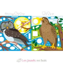 Mon atelier gommettes Les rapaces - Piccolia