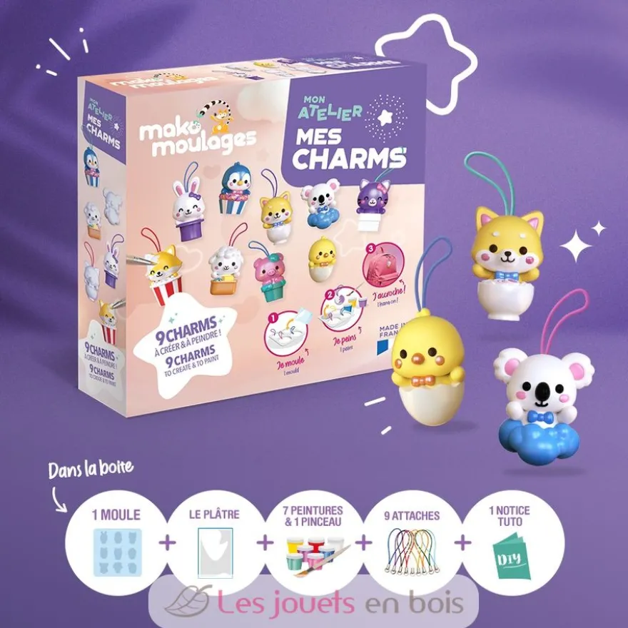 Mon atelier moulage Mes Charms - mako moulages