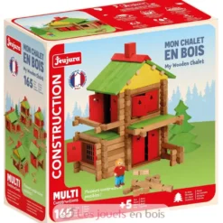 Mon chalet en bois 165 pièces - Jeu de construction - Fabriqué en France - Jeujura