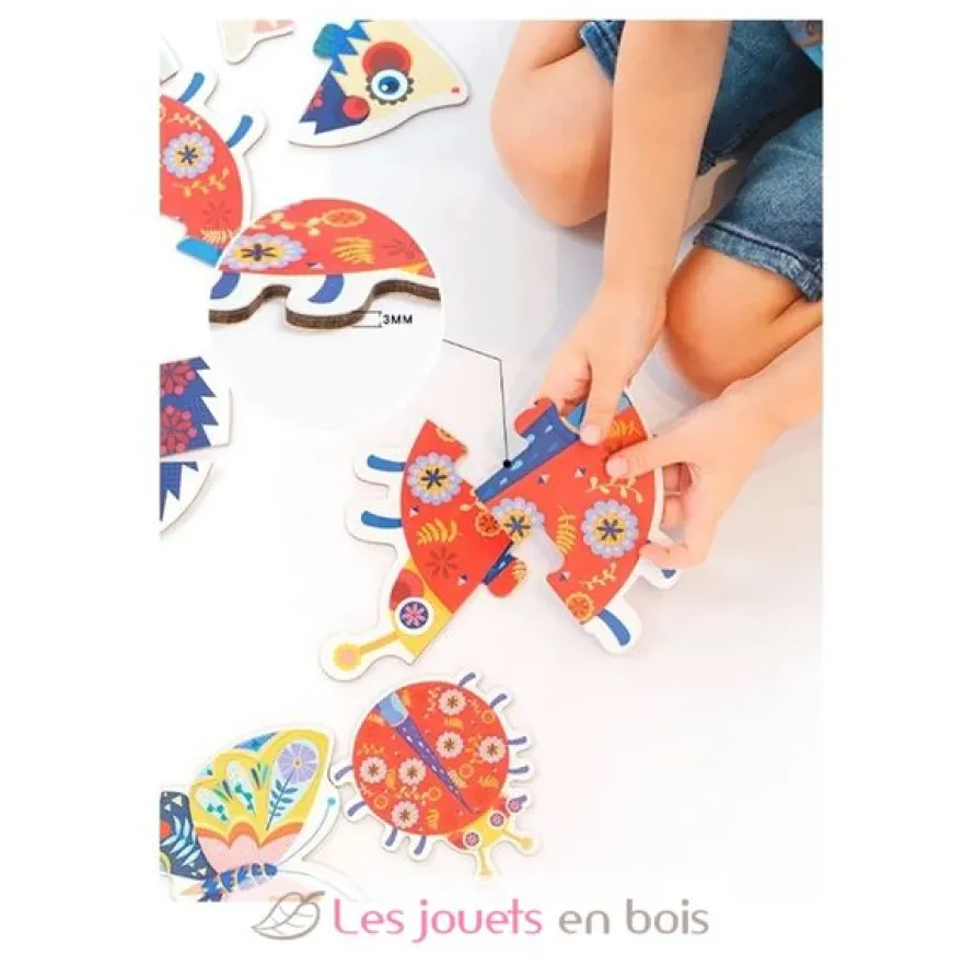 Mon 1er puzzle animaux du jardin - Mideer