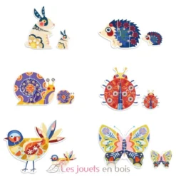 Mon 1er puzzle animaux du jardin - Mideer