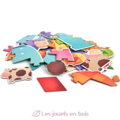 Mon 1er puzzle animaux géométriques - Mideer