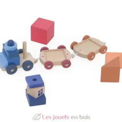 Mon petit train d'éveil multicolore en bois - Vilac