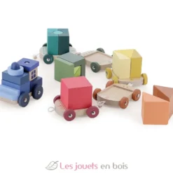 Mon petit train d'éveil multicolore en bois - Vilac