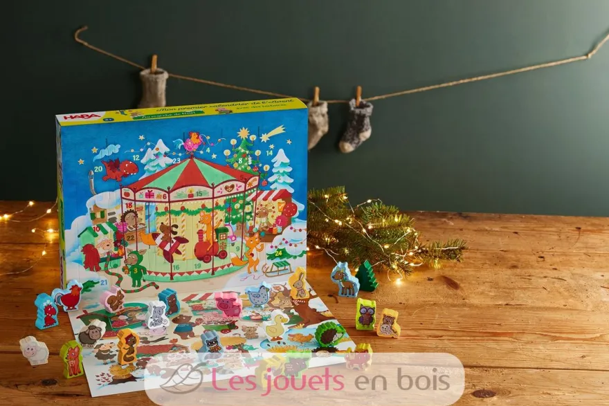 Mon premier calendrier de l'Avent - Marché de Noël - Haba