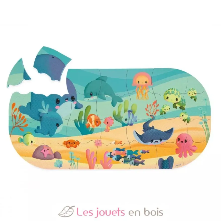 Mon puzzle de bain Océan - Janod
