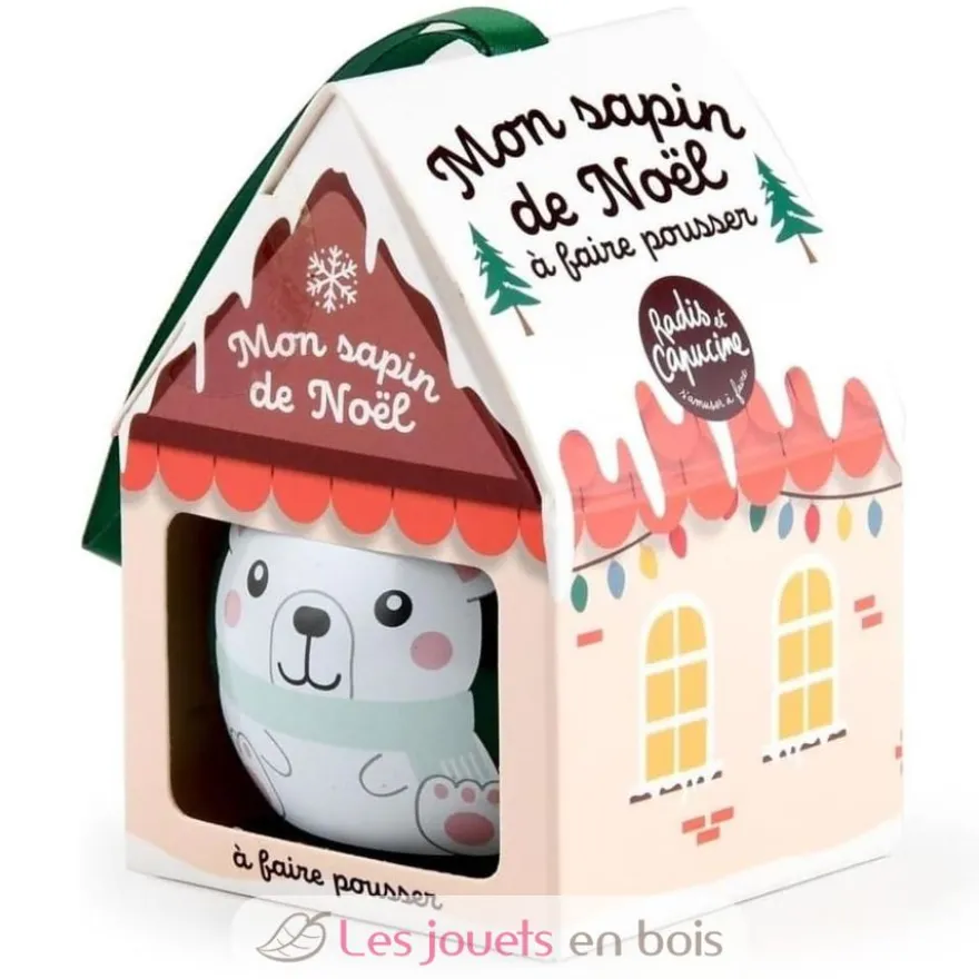 Mon sapin de Noël à faire pousser - Radis et Capucine
