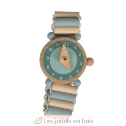 Montre en bois Jack bleue - Egmont Toys