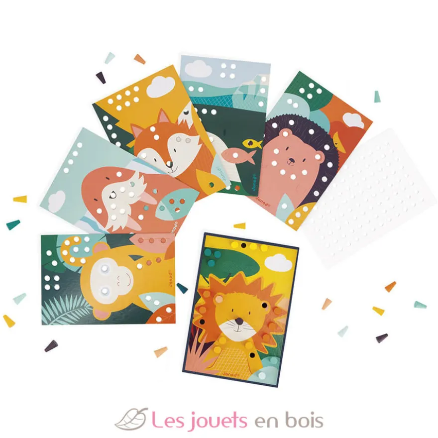 Mosaïques en bois Animaux - Janod