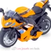 Moto miniature à friction orange Ulysse
