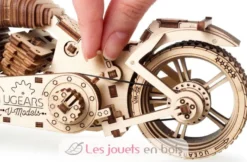 Moto VM-02 - Puzzle 3D mécanique en bois - Ugears