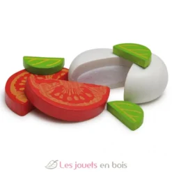 Mozzarella et tomates en bois - Erzi