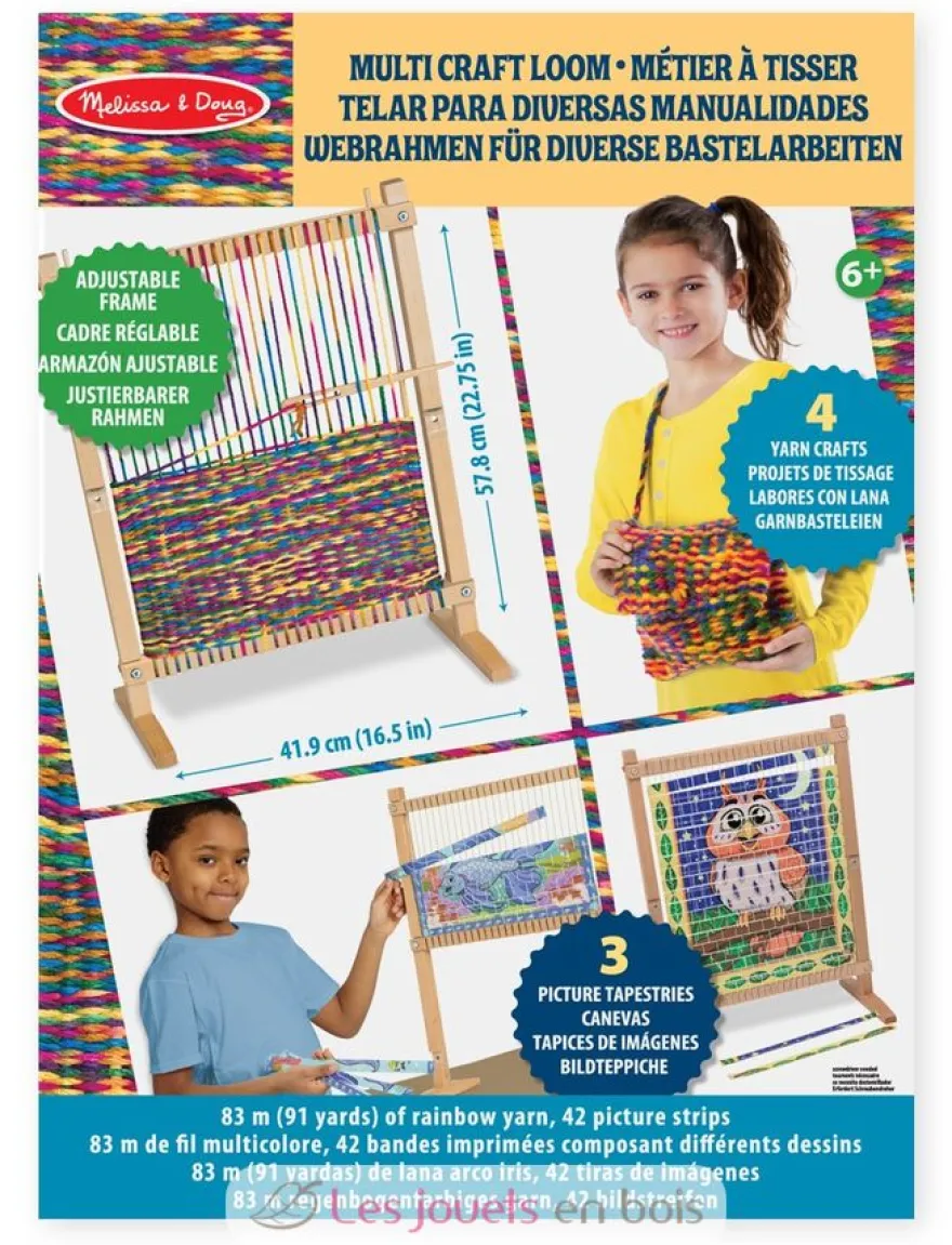 Métier à tisser en bois - Melissa & Doug