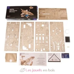 Navette spatiale Discovery NASA - Puzzle 3D mécanique en bois - Ugears