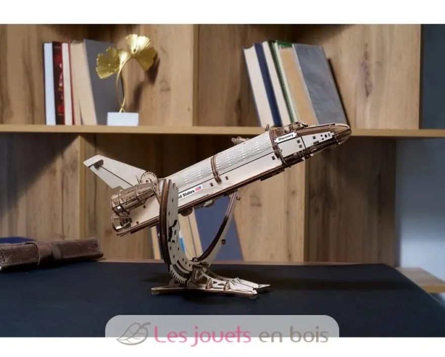 Navette spatiale Discovery NASA - Puzzle 3D mécanique en bois - Ugears