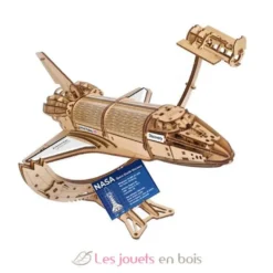 Navette spatiale Discovery NASA - Puzzle 3D mécanique en bois - Ugears