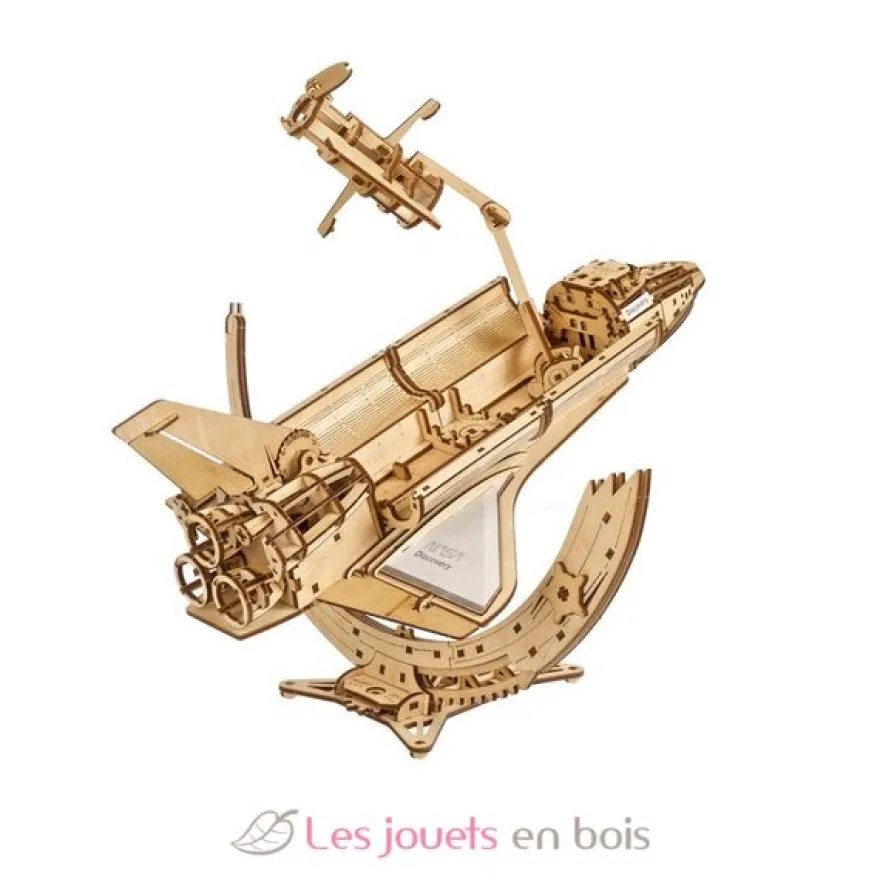 Navette spatiale Discovery NASA - Puzzle 3D mécanique en bois - Ugears