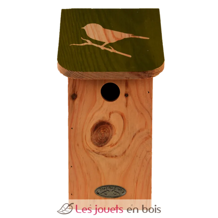 Nichoir mésange bleue avec silhouette - Esschert Design