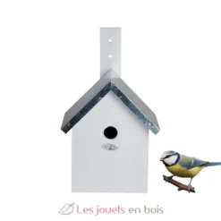 Nichoir mésange bleue - blanc - Esschert Design