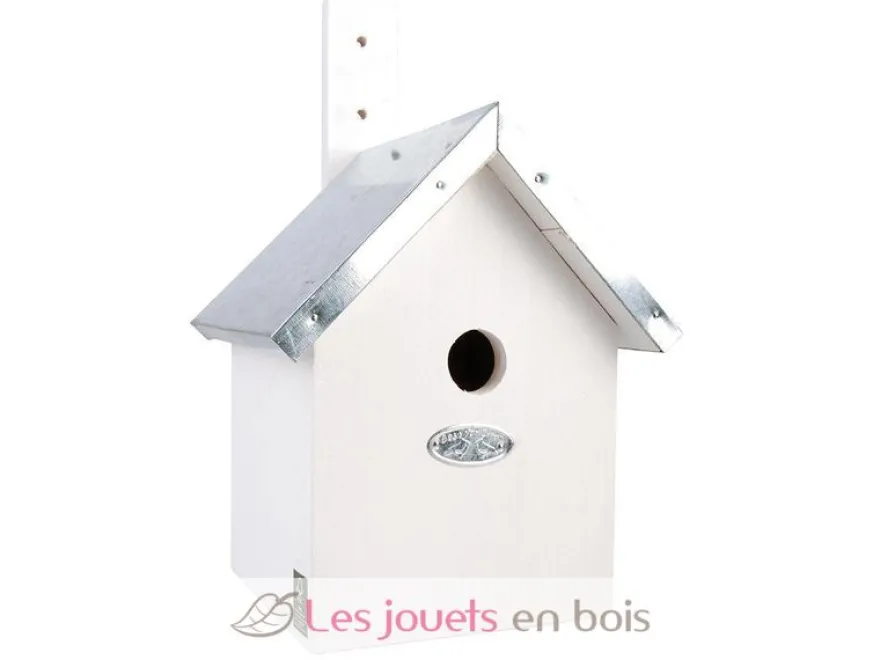 Nichoir mésange bleue - blanc - Esschert Design