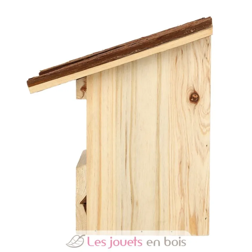 Nichoir rouge gorge avec toit en écorce - Esschert Design