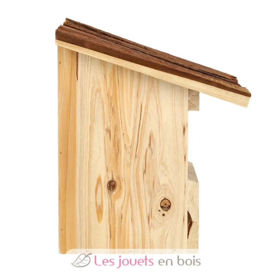 Nichoir rouge gorge avec toit en écorce - Esschert Design