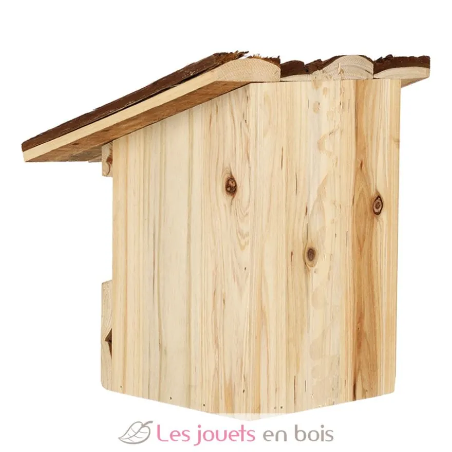 Nichoir rouge gorge avec toit en écorce - Esschert Design