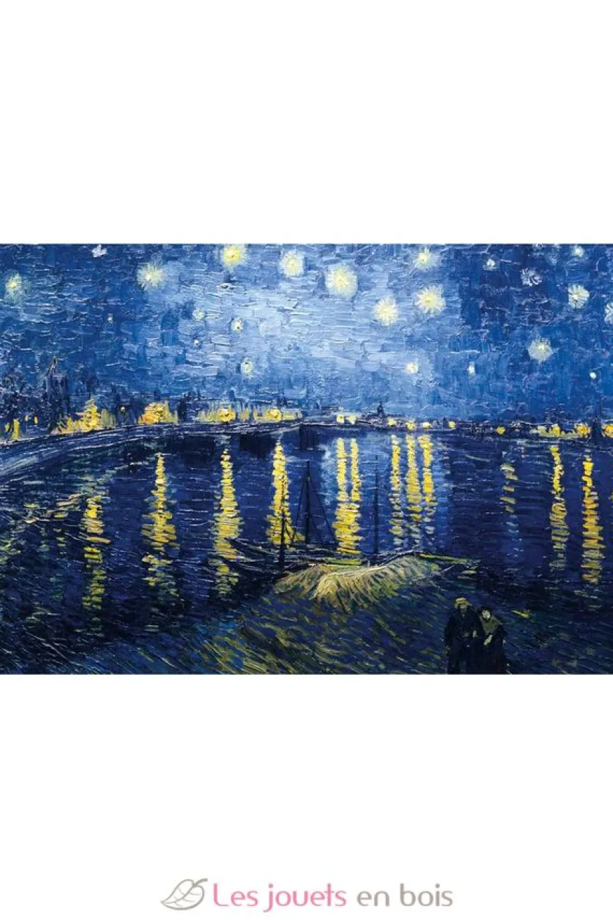 Nuit étoilée sur le Rhône de Van Gogh - Puzzle Michèle Wilson