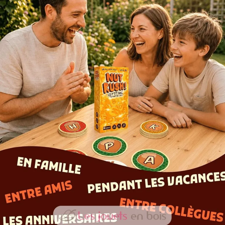 NUT RUSH ! jeu d'ambiance - Gigamic