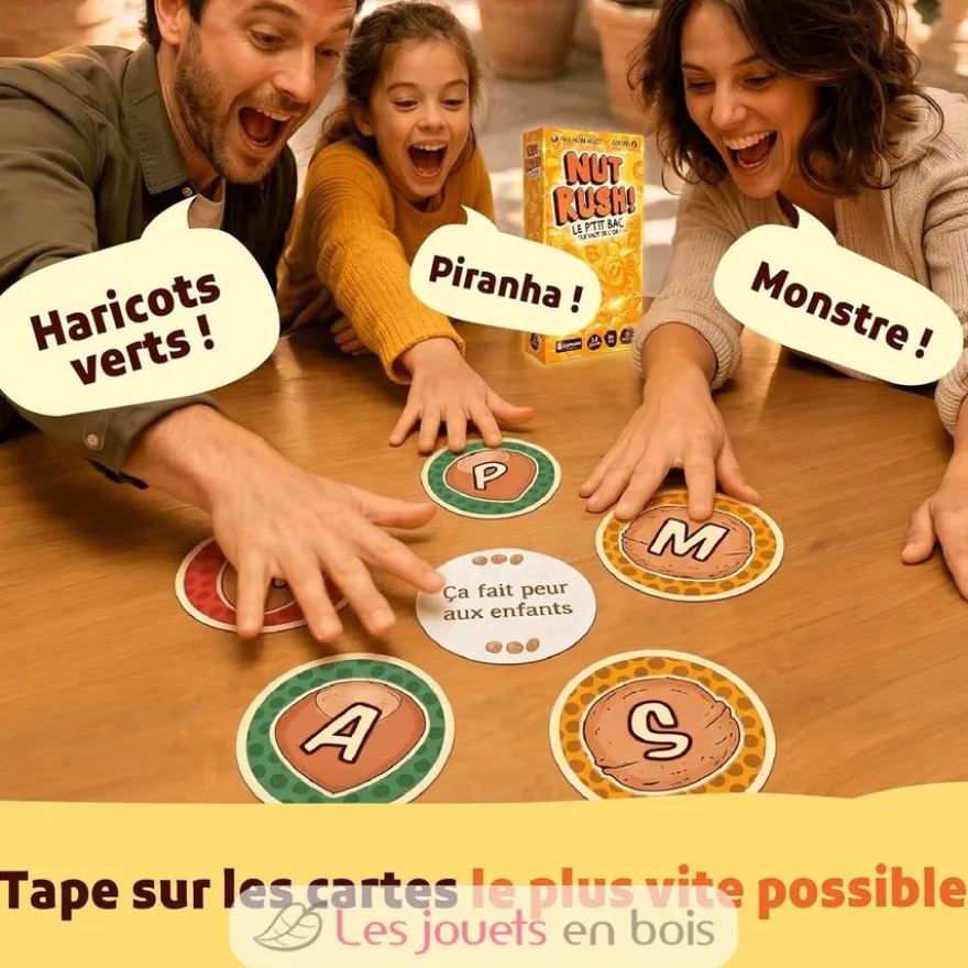 NUT RUSH ! jeu d'ambiance - Gigamic