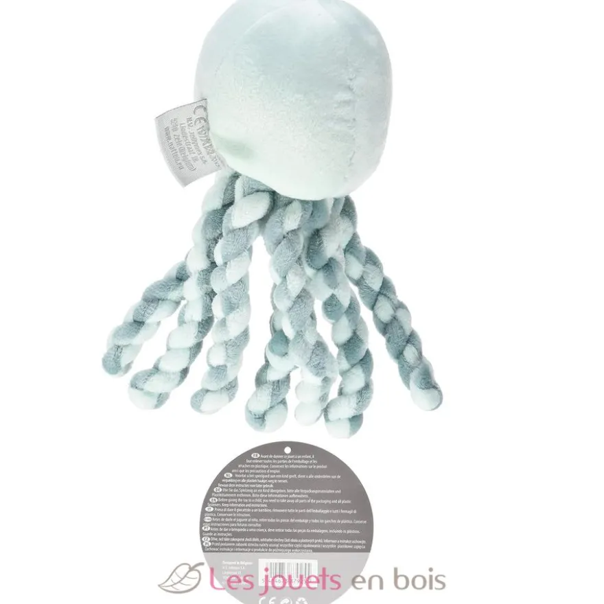 Octopus Poulpe Musical vert de gris - Nattou