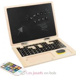 Ordinateur portable en bois avec tableau aimanté - Small foot