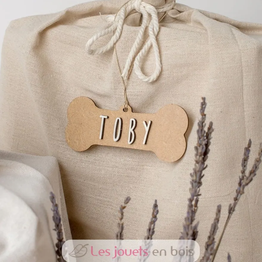 Os de Noël personnalisable bois naturel - Vintiun