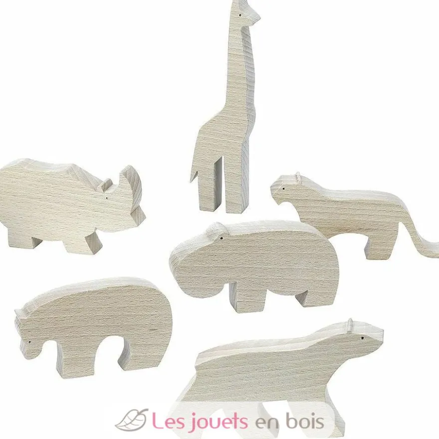 Ours brun Pompon beige bois naturel Vilac