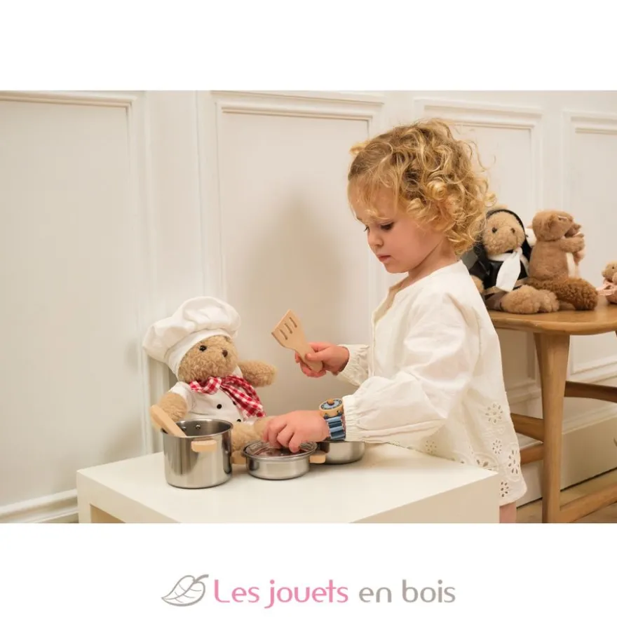 Ours en peluche Morris le chef cuisinier - Egmont Toys