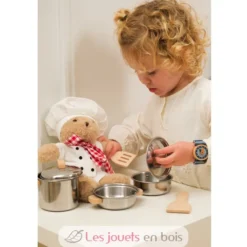 Ours en peluche Morris le chef cuisinier - Egmont Toys
