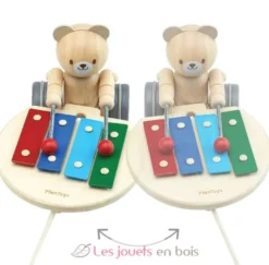 Ourson musical à tirer - Plan Toys