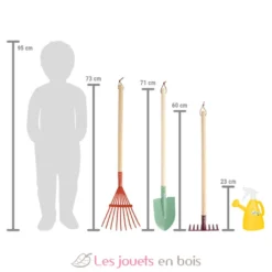 Outils de jardinage avec arrosoir Tiny Garden - Small Foot company