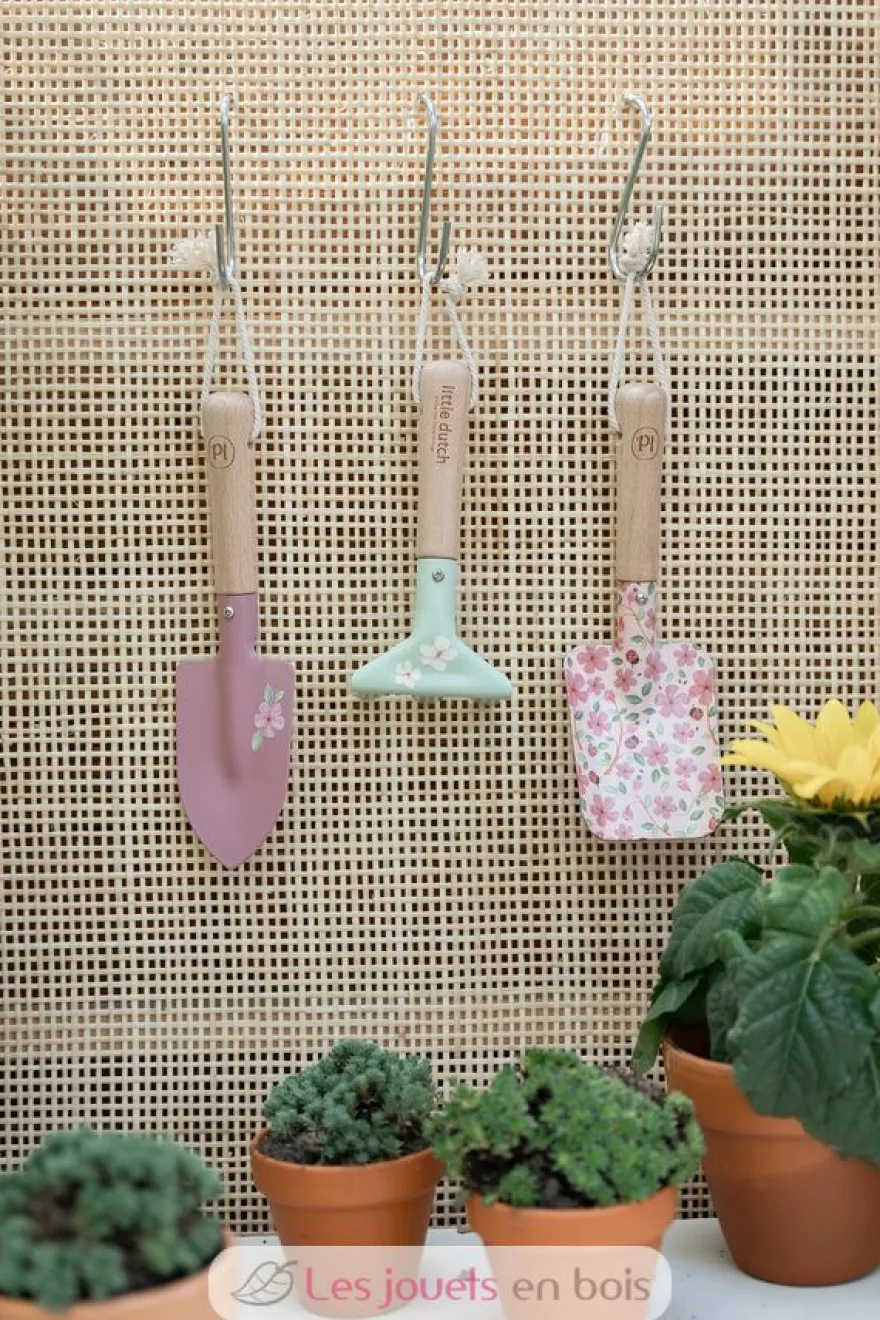 Outils de jardin rose Fairy Garden - Little Dutch