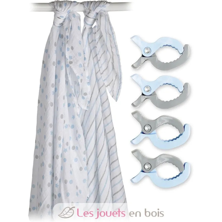 Pack de 2 maxi langes + clips - Lulujo