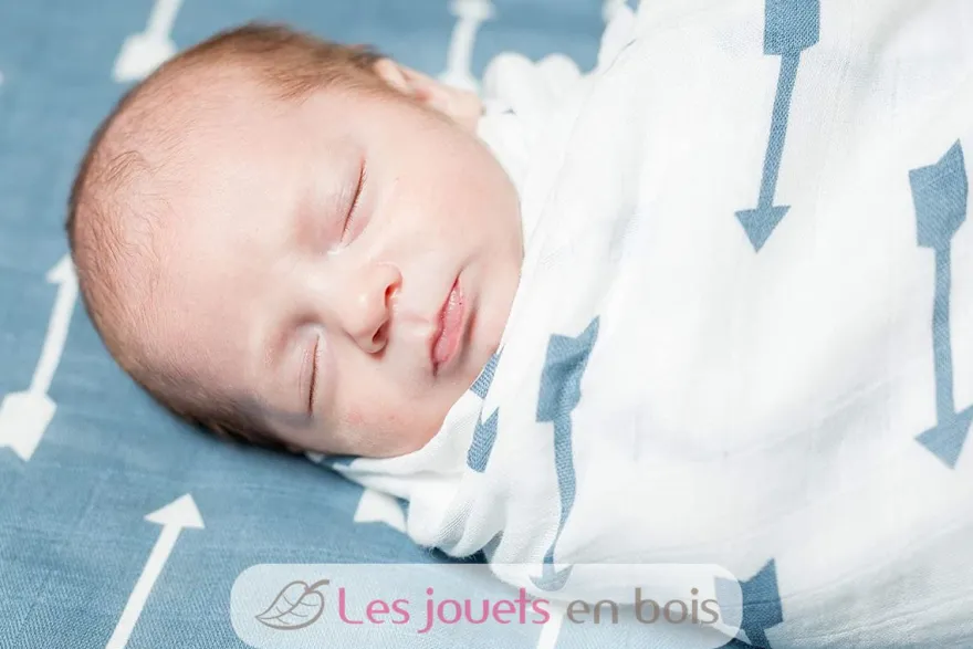 Pack 2 langes - Flèches bleues - Lulujo