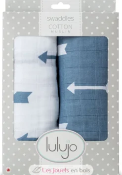 Pack 2 langes - Flèches bleues - Lulujo