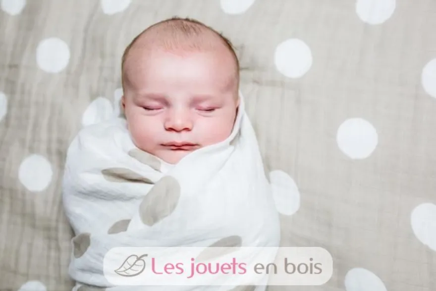 Pack 2 langes - Pois taupes - Lulujo