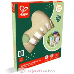 Palette de peinture et ses pinceaux - Hape Toys