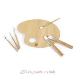 Palette de peinture et ses pinceaux - Hape Toys